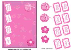 Its a Girl New Baby Card