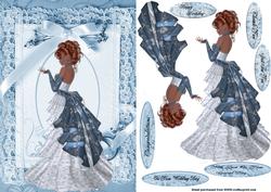Image of cup86219_452 - Blue Ribbons and Lace