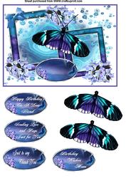 Butterfly Quick Card Front