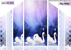 Charmed Woodland with Swans