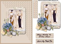 Vintage Ladies Framed