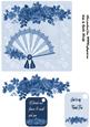 Blue Fan Card