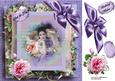 Framed Lavender Card