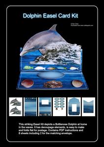 Dolphin Easel Card Kit