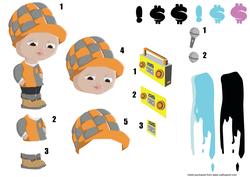 Graffiti Boy Decoupage