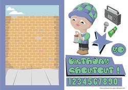 Graffiti Boy Card