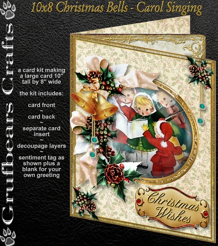 10x8 Christmas Bells - Carol Singing
