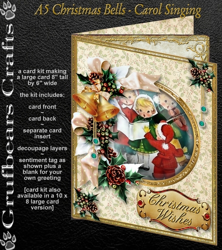A5 Christmas Bells - Carol Singing