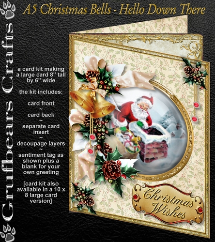 A5 Christmas Bells - Hello Down There