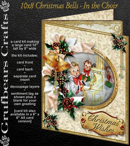 10x8 Christmas Bells - In the Choir