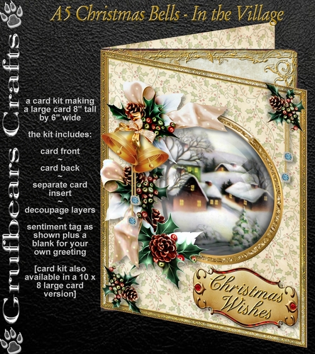 A5 Christmas Bells - In the Village