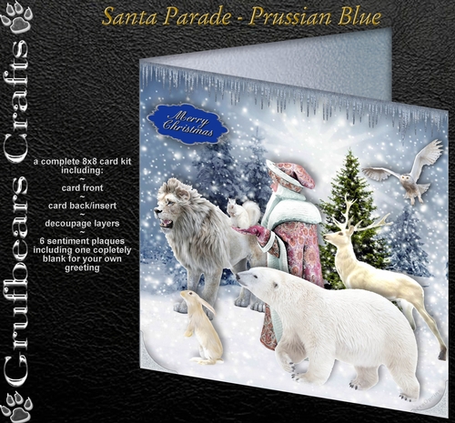 Santa Parade - Prussian Blue