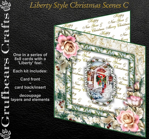 Liberty Style Christmas Scenes C
