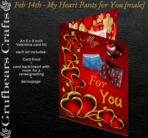 Feb 14th - My Heart Pants for You Male to Female