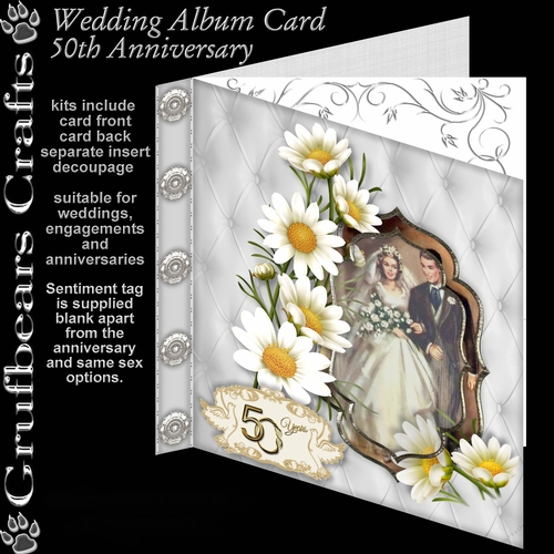 Wedding Album Card - 50th Anniversary