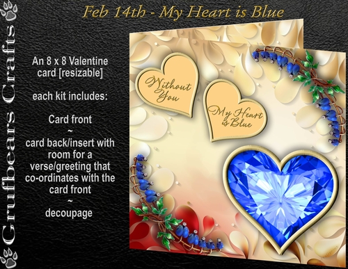 Feb 14th - My Heart is Blue