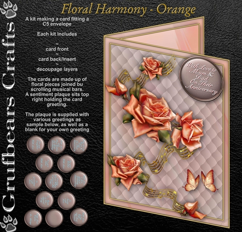 Floral Harmony - Peach