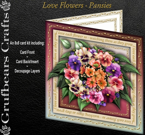Love Flowers - Pansies
