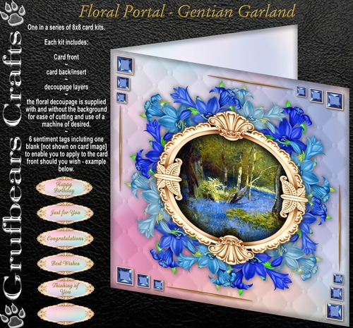 Floral Portal - Gentian Garland