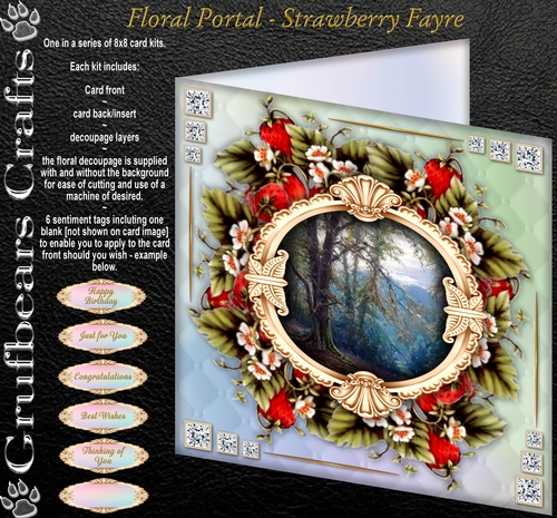 Floral Portal - Strawberry Fayre