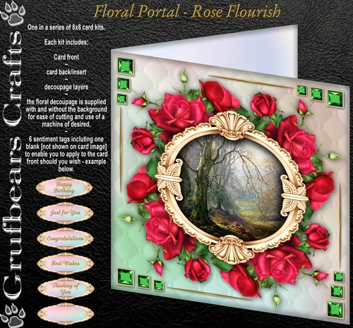 Floral Portal - Rose Flourish
