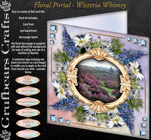 Floral Portal - Wisteria Whimsy
