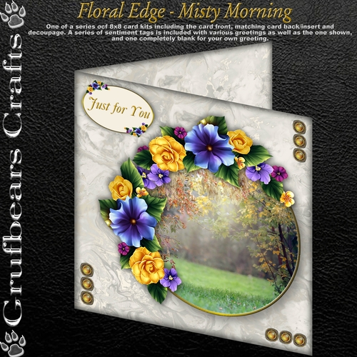 Floral Edge - Misty Morning