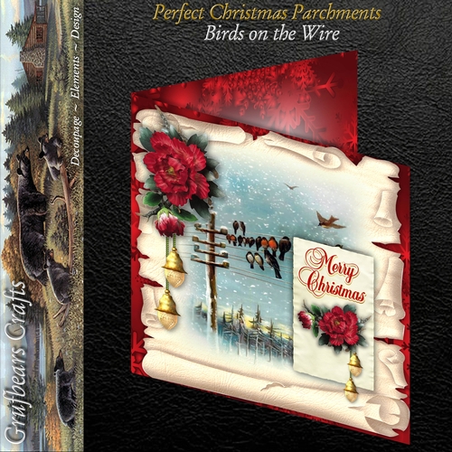 Perfect Christmas Parchments - Birds on the Wire