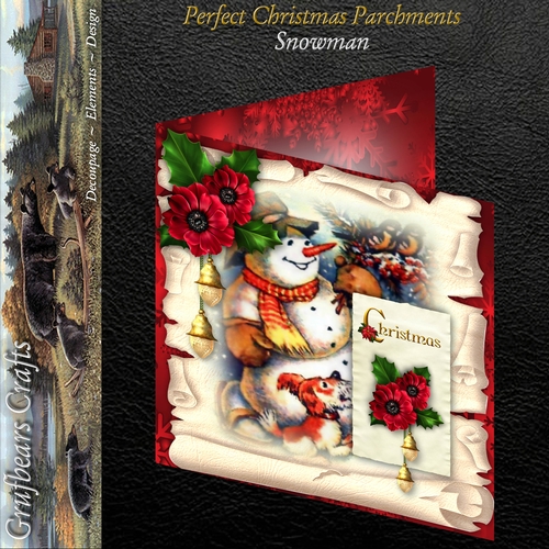 Perfect Christmas Parchments - Snowman
