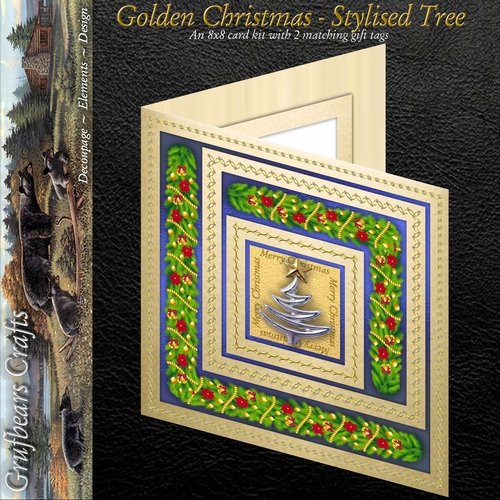Golden Christmas - Stylised Tree