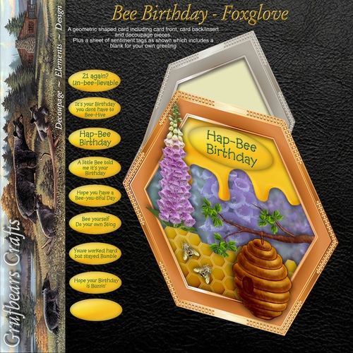 Bee Birthday - Foxglove
