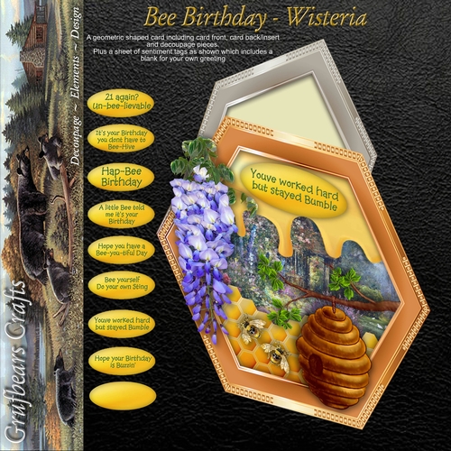 Bee Birthday - Wisteria