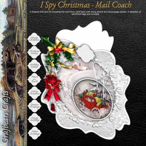 I Spy Christmas - Mail Coach