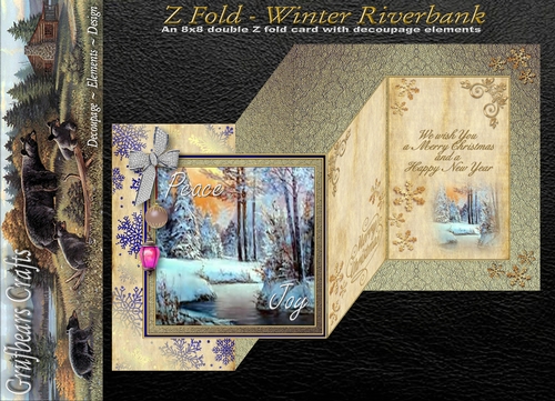 Z fold - Winter Riverbank