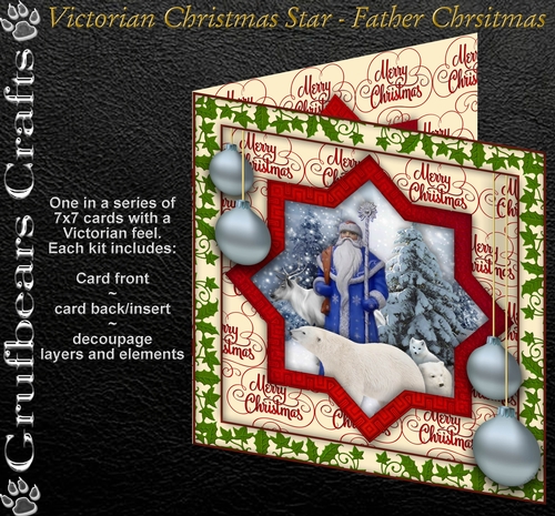 Liberty Christmas Star - Father Christmas