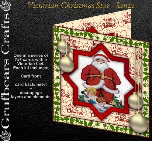 Liberty Christmas Star - Santa