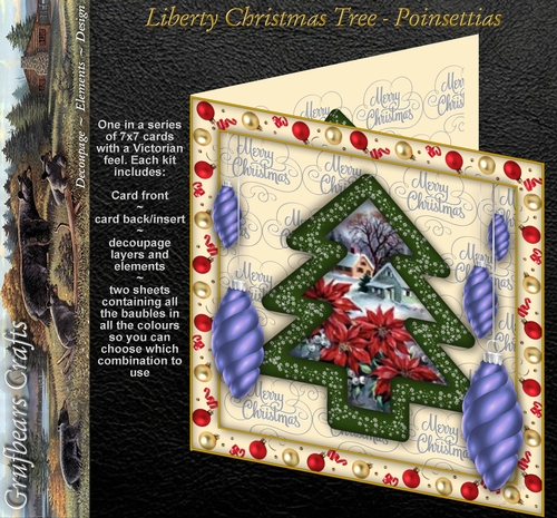 Liberty Christmas Tree - Poinsettias