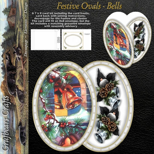 Festive Ovals - Bells