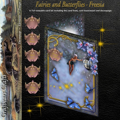 Fairies and Butterflies - Freesia