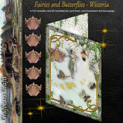 Fairies and Butterflies - Wisteria