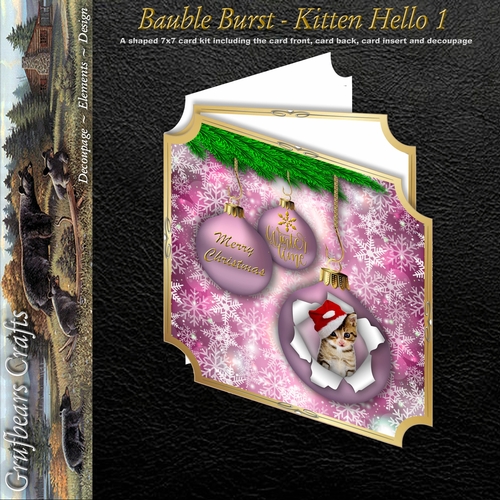 Bauble Burst - Kitten Hello 1