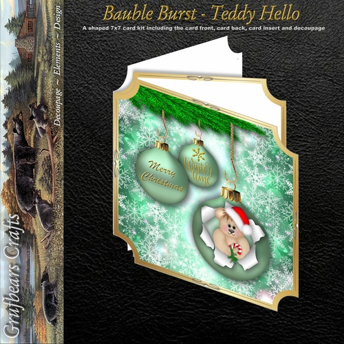Bauble Burst - Teddy Hello 1