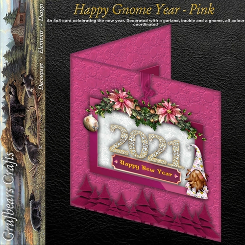 Happy Gnome Year - Pink