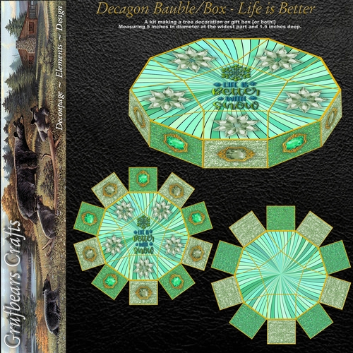 Decagon Bauble/Box - Life is Better