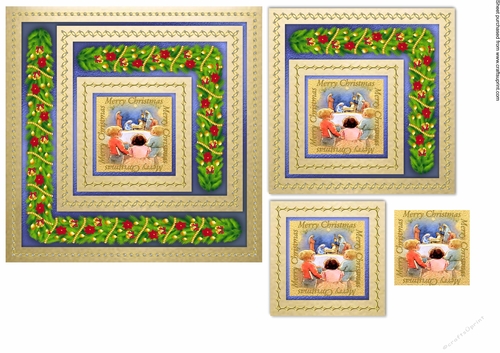 A4 Golden Christmas - Adoration