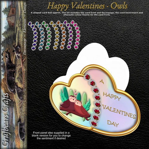 Happy Valentines - Owls