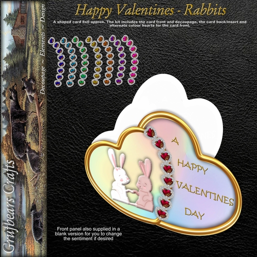 Happy Valentines - Rabbits