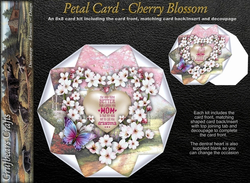 Petal Card - Cherry Blossom