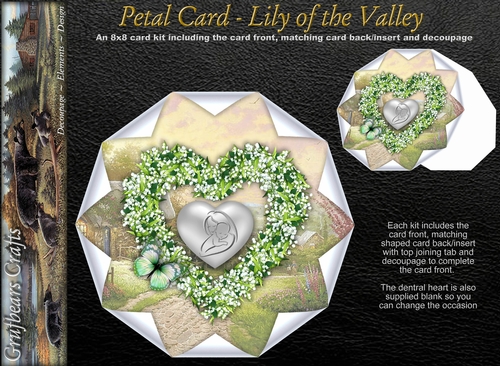 Petal Card - Lily of the Valley