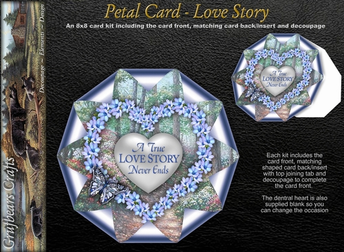 Petal Card - Love Story